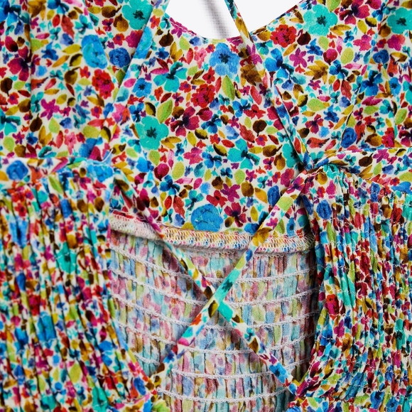 New Zara Floral Printed Midi Dress - 8072/836 - Picture 6 of 11